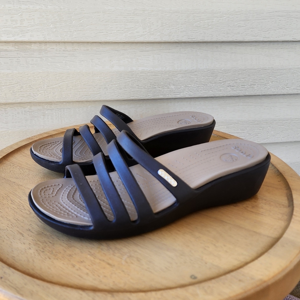 Crocs women's Rhonda wedge sandals